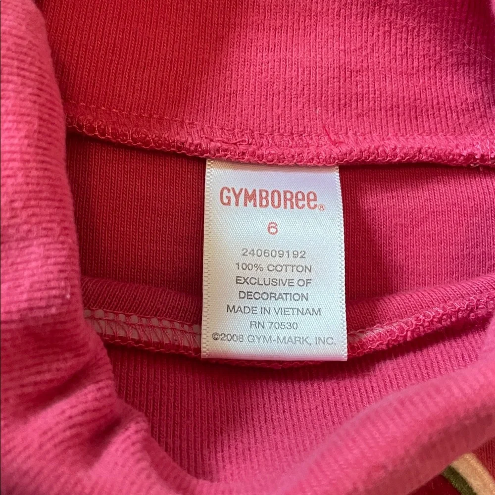 2009 Gymboree “Gingerbread Girl” Heart Turtleneck Dress, Size 6
